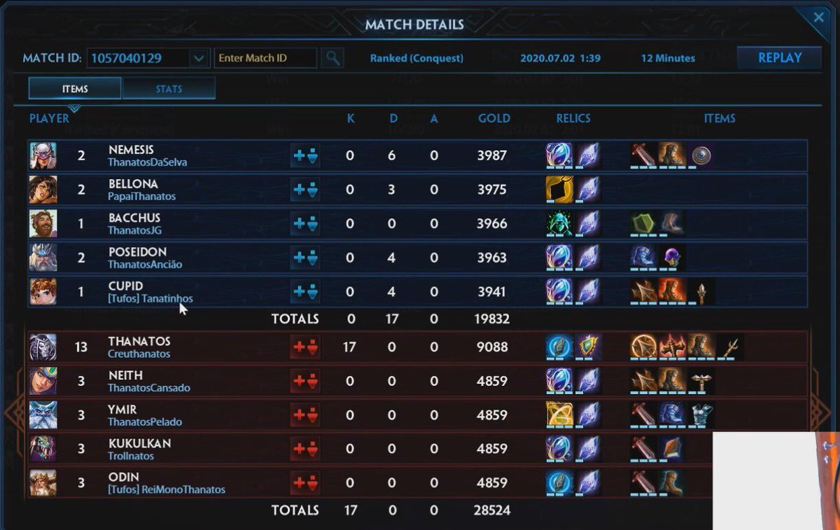 xhitoman's tweet photo. There's a Brazilian player sniping himself on Smurfs to get to masters. He also is a scummy stream sniper @SMITEGame https://t.co/d00afuCP4K