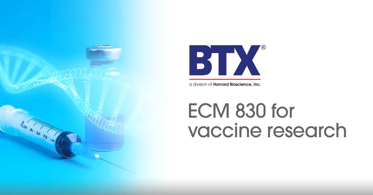 BTX_HAI's tweet photo. Plasmid DNA vaccines delivered with BTX ECM 830 electroporation show enhanced tissue specific targeting of T and B-cells when adjuvants that include cytokines or chemokines are added. Read the paper here: https://t.co/zvoXLW9p1j

#immunization #dnavaccines #electroporation https://t.co/w9aH4YMvnJ
