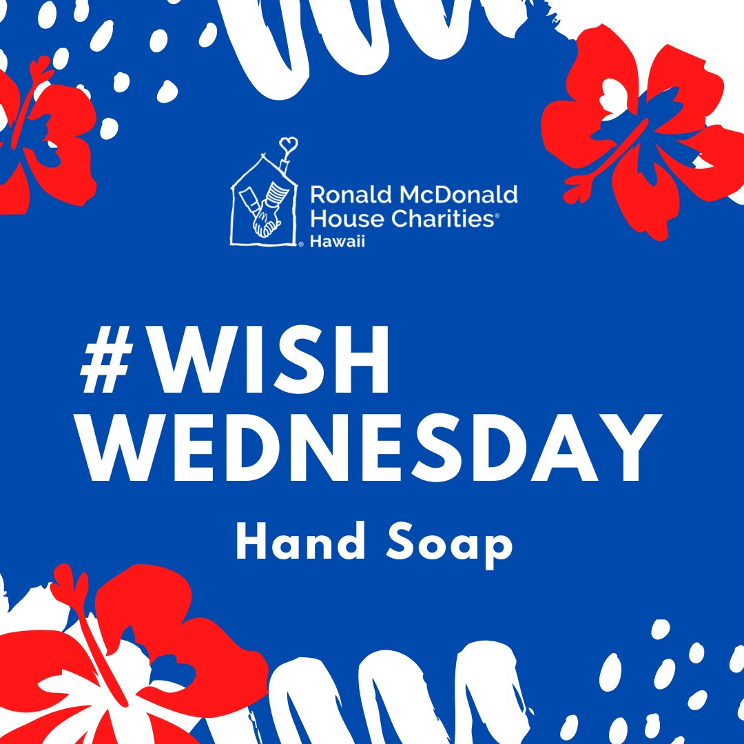 While our keiki is fighting a serious illness it’s even more important to keep their little hands germ free! Schedule a no contact drop off contact info@rmhchawaii.org, shop @amazonsmile <a href="/target/">Target</a> <a href="/walmart/">Walmart</a> <a href="/instacart/">Instacart</a> for delivery to our door.