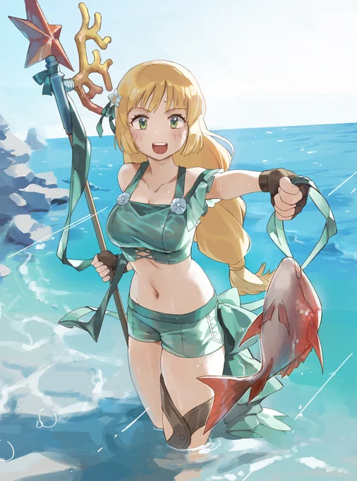 魚獲り騎士
イングリットちゃん
#FEHeroes #FE3Houses 