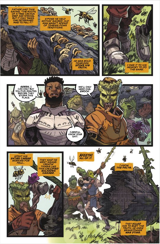 ajalburquerque's tweet photo. No One’s Rose #3 is out today, people, go get it! #vaultcomics #solarpunk #solarpunkart #comicbookpage #comicbookprocess #comicbookartist #comicbookart #creatorownedcomics #independentcomics #ncbd #localcomicstore https://t.co/miHYy50UEk
