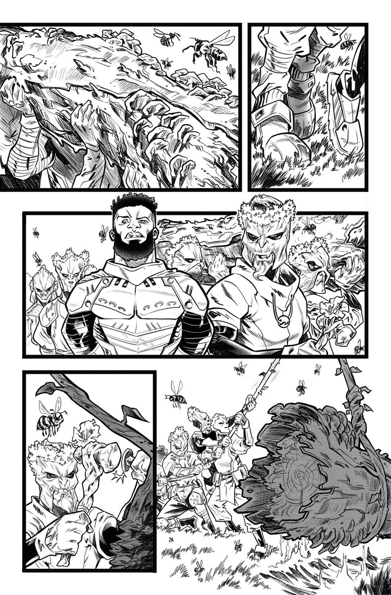 ajalburquerque's tweet photo. No One’s Rose #3 is out today, people, go get it! #vaultcomics #solarpunk #solarpunkart #comicbookpage #comicbookprocess #comicbookartist #comicbookart #creatorownedcomics #independentcomics #ncbd #localcomicstore https://t.co/miHYy50UEk