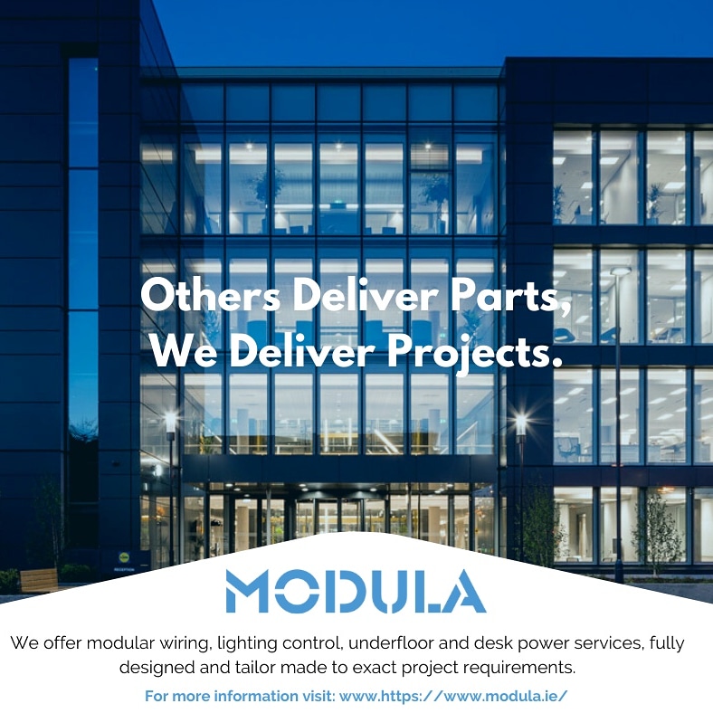 Modula_Electric's tweet image. Talk to us today about your next project. See how we can help you get over line quicker, with fixed costs and less labour. 
Others deliver parts, we deliver projects!
Call us today on 01 455 9472 or info@modula.ie for more details!
#modularwiring #fitout #construction