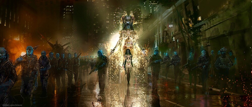 Enchantress with Parademons ?  @DavidAyerMovies