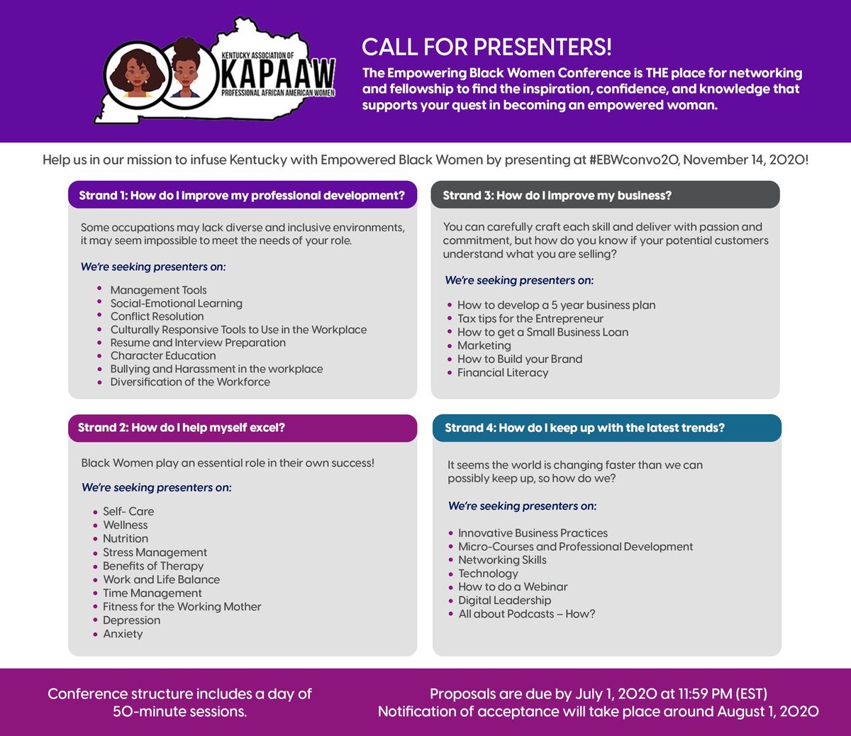 Submit a proposal at kapaaw.org on the conference tab