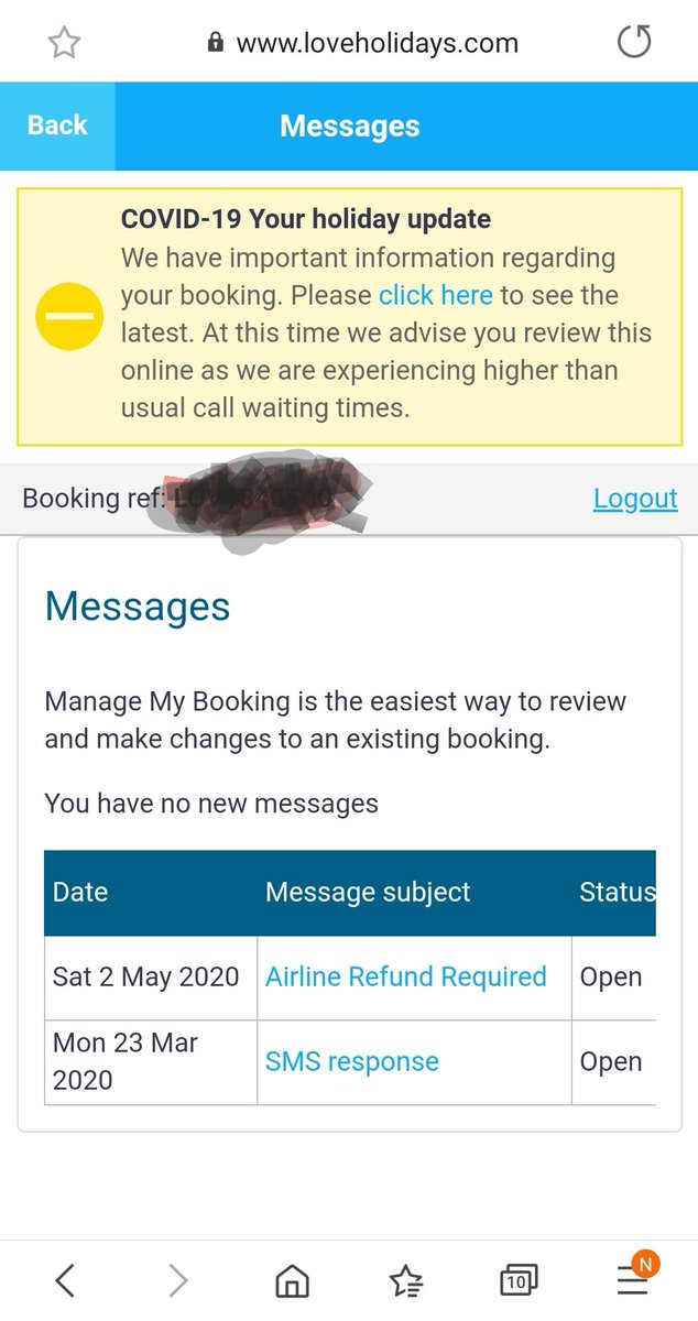 AshaaRaithatha's tweet photo. @loveholidays booked a holiday with u it got cancelled in March you sent me hotel money but not flight money? Told me I had to call Ryanair? No response from either one of you since march? https://t.co/xdGbxjXvOx