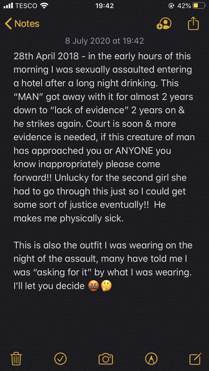 carlycairns__x's tweet photo. This man cannot get away with assaulting women any longer. Make our Aberdeen streets safer and please help me get him off of the streets!! https://t.co/qFe8QvWqps
