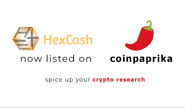 Hex_Cash's tweet photo. 📢HexCash is now listed on Coinpaprika. A good alternative to Coinmarketcap! 🎉🌶️
🔗https://t.co/cV9vAv0ag1 https://t.co/TNIz6Gfvlh
