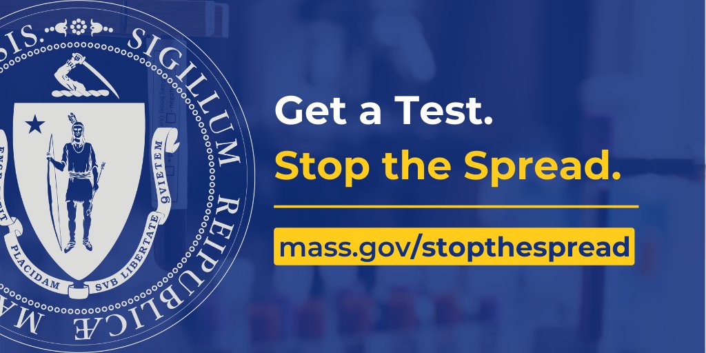 The #COVID19MA positive rate remains low statewide but many communities haven't seen the same decline.

Today we announced our Stop The Spread initiative. Free testing sites will open in Chelsea, Everett, Fall River, Lawrence, Lowell, Lynn, Marlborough and New Bedford on Friday.