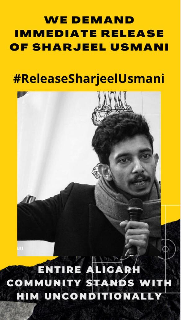 IndianDay's tweet photo. #ReleaseSharjeelUsmani https://t.co/MoE2TiIBxB