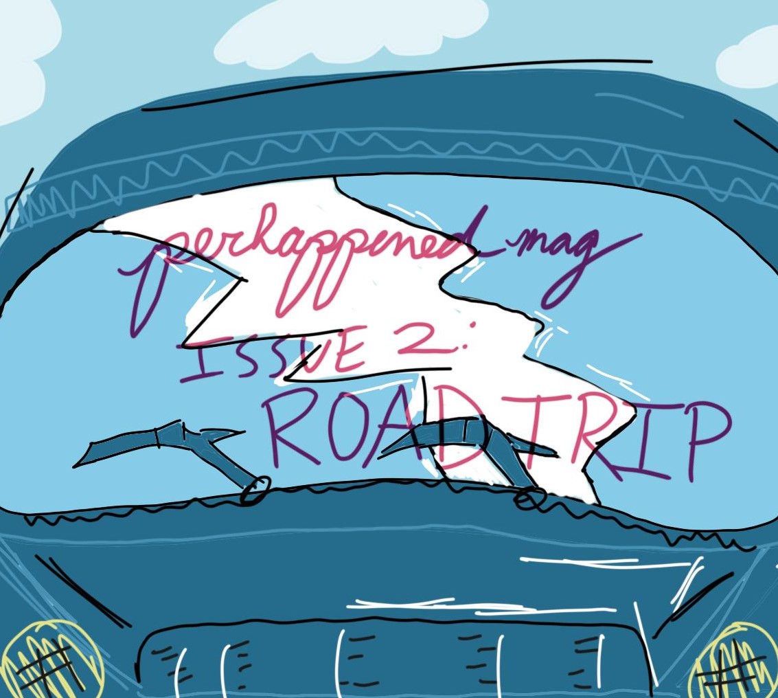 start the car &amp; get in—it's time for the trip of a lifetime. under heavy skies, streets cleave the land, tongues whisper myths, &amp; wind turns these grasses to sea. follow the call, wherever it may lead.

perhappened mag issue 2: ROAD TRIP has arrived: perhappened.com/issue2roadtrip…. 🛣️✨