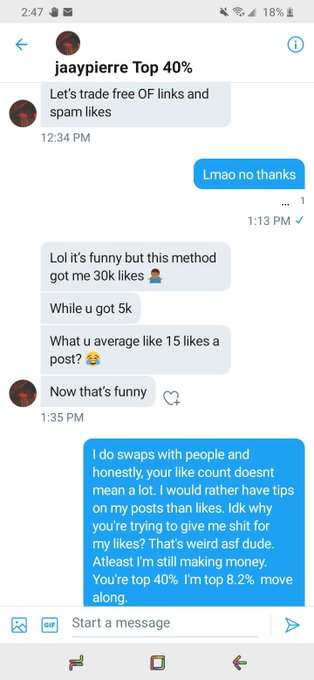 What the fuck is this?   Since when are likes more important than money?   I'm JUST wondering. Because