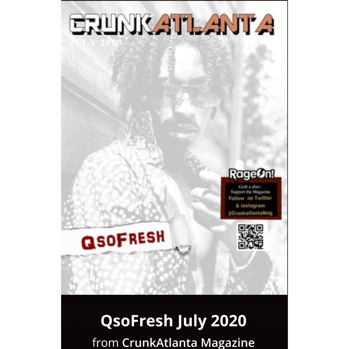 sashastoltz's tweet photo. #sashastoltzpublicity Client #blimpcityrecords Artist #qsofresh covers @CrunkatlantaMag July issue https://t.co/7mvazysS6U #crunkatlantamagazine #hiphop #rap #newmusic #potion #WednesdayMotivation #atlanta #coverstory #clientlove #July2020 https://t.co/0TlRWuR2ru