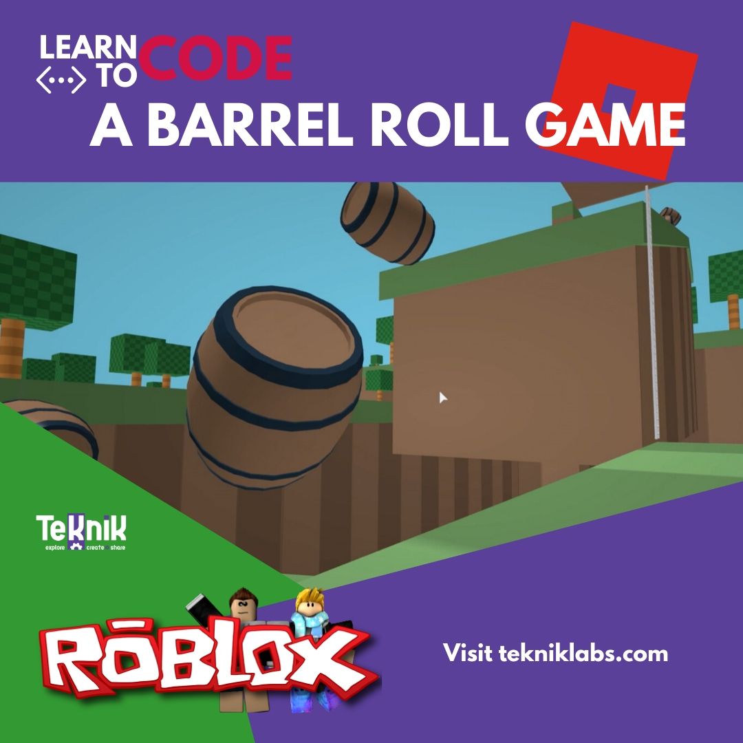 This barrel roll game is more interesting than the Donkey Kong Classic❗😎Can your child CODE👨‍💻👩‍💻 Roblox Minigames❓#codingroblox #learntocode #codinglife #westkendall #westkendalllocal #tekniklbas #tekniklabskendall #howtocode #codingforkids #codingcamp #codingsummercamp