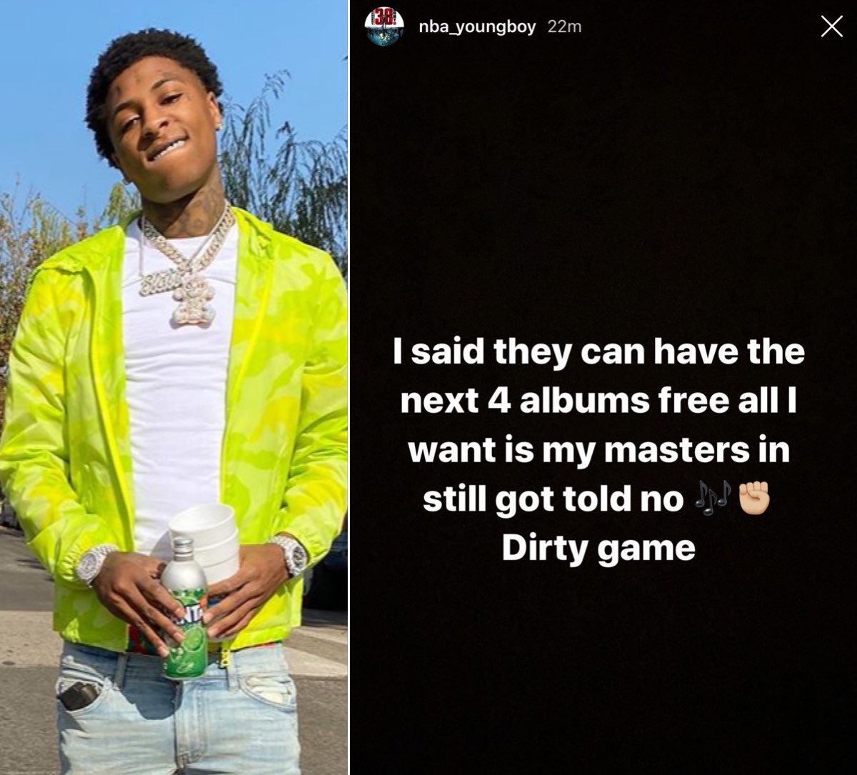 Saycheese Tv On Twitter Nba Youngboy Says He Offered His Label 4 Albums For His Masters