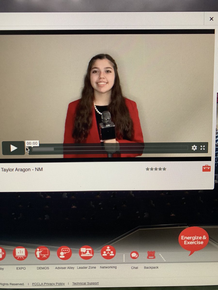fccla_NewMexico's tweet photo. Great job @NMFCCLAVPMember @tay_aragon54321 in your @NationalFCCLA National Officer Speech! #YourStoryOurStory #IAMNMCTSO https://t.co/joQwSnyxlm