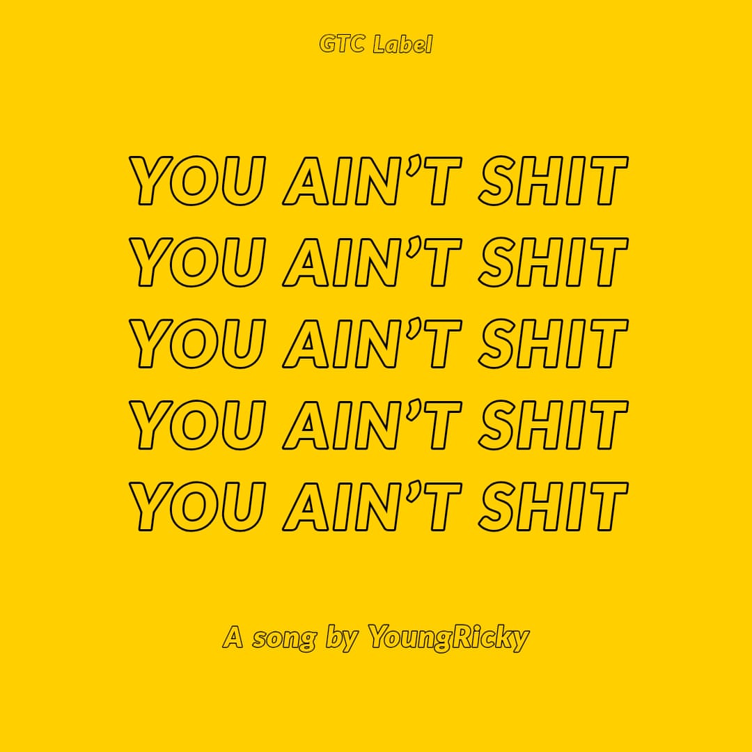 comandarasruas's tweet photo. 🚨🚨 OUT NOW 🚨🚨
YoungRicky - You Ain't Shit 

https://t.co/i0lqXfDIxn

Share it with your gang and support the local❤❤🇲🇿
#GTCLabel
#258
#LateNightOverthinkingStories https://t.co/ThELEHiklh