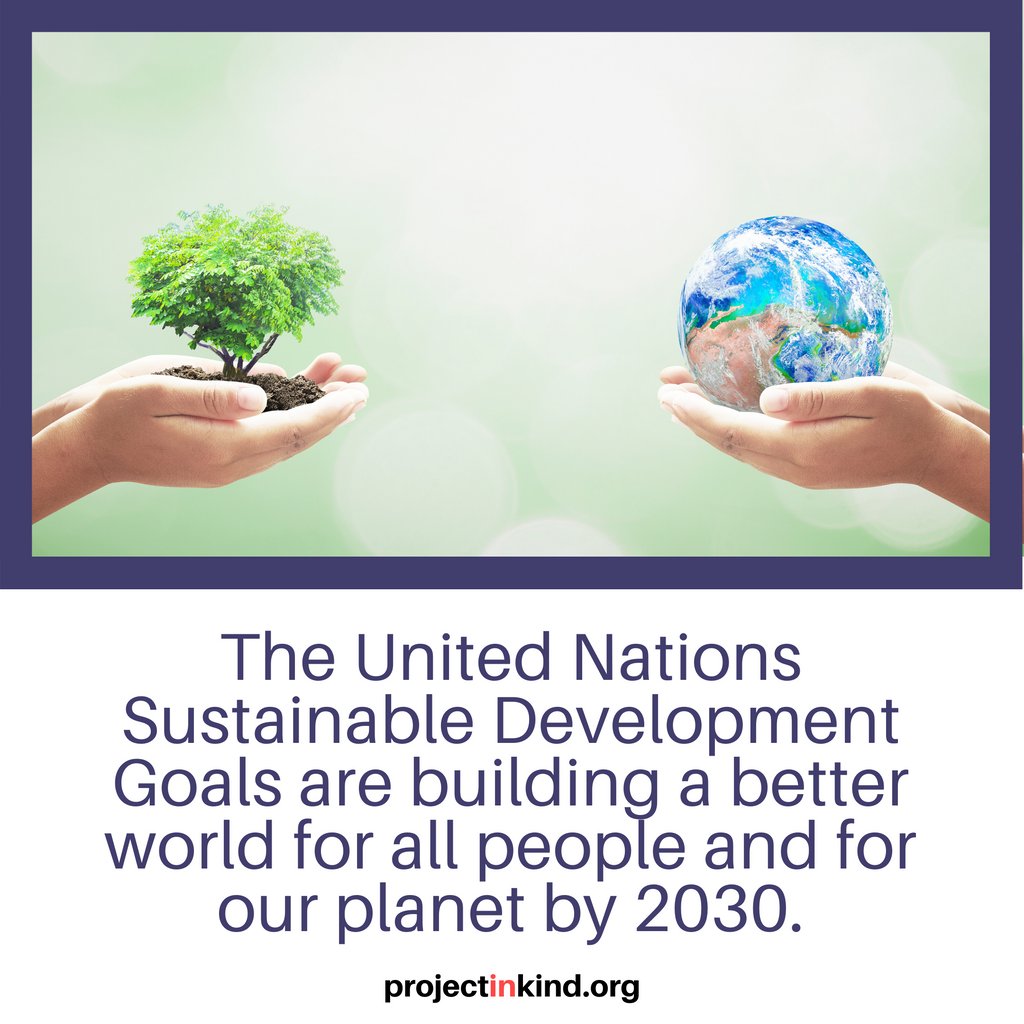 ProjectInKind's tweet photo. The #UNSDGs are a pillar of the Project K(IN)D movement & #1BillionInKind challenge. We seek to empower every citizen, corporation, charity, campus & community member to give in-kind to local causes & organizations in need to achieve the #SDGs by 2030. #inkind2030 #projectinkind https://t.co/aMqCXBMcQf