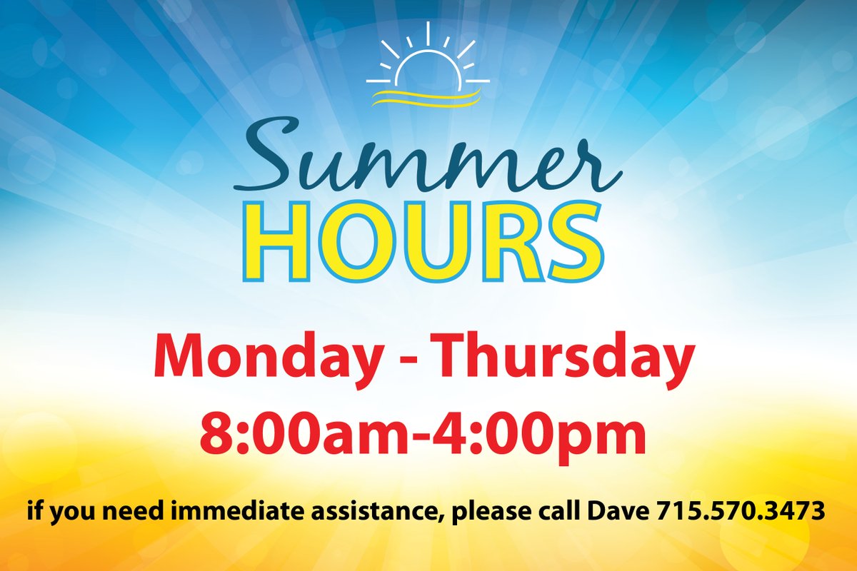 qualityplusprin's tweet photo. new summer hours! https://t.co/leJZjOt5fZ
