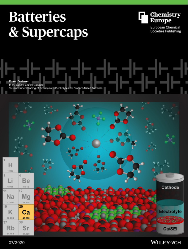 Batt_Supercaps's tweet photo. #CoverFeature by @GallantGroupMIT, featuring their minireview article on nonaqueous electrolytes for Ca-based batteries

https://t.co/cYI8fVaoRS

Part of our special collection on #Electrolytes: https://t.co/qLcBZptlWt https://t.co/6cJLRShai0