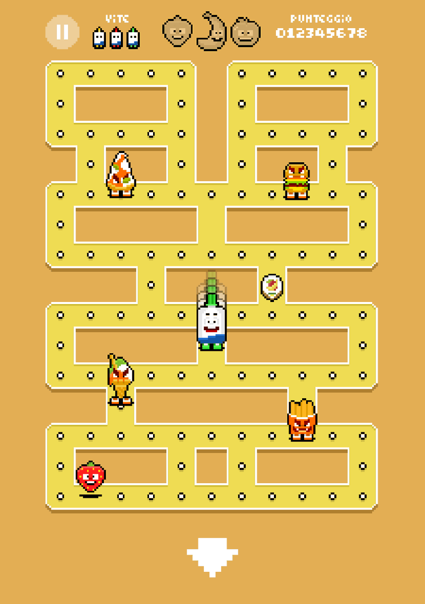 the_oluk's tweet photo. Finalmente è uscito #fruitman il videogioco ufficiale di Frullà! Potrete vincere tantissimi premi!🍎🍓🍏🍐🍌
Vorrei ringraziare il team di #gamindo e @samuelesciacca il mio amico di avventure digitali!
QUI IL LINK PER GIOCARE! https://t.co/sbfeOA0BrM
#pixelart #freegames https://t.co/13O7QDLX1q