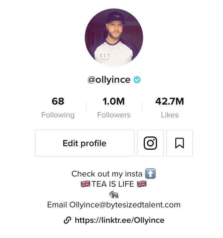 ollyince's tweet photo. Just hit 1 million on tiktok 🤯🤯❤️ #tiktok #tiktokuk https://t.co/dv6dcM4f1v