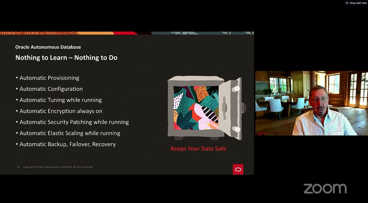 Ronald_vanLoon's tweet image. @Oracle makes #databases fully #Autonomous: Nothing to do- Nothing to learn | 

#OracleAmbassador #OracleLive @oracle @oraclecloud @oracle_uki #cloud #ai #bigdata #database #security #erp #hr #machinelearning

@EmmanuelleL9 @jblefevre60 @Ibo @oliver_hoess  @DrLucyRogers