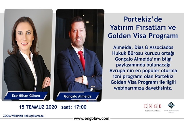 Portekiz Golden Visa Programı hakkında webinarımıza aşağıdaki linkten kaydolabilirsiniz. Sunum ve soru&amp;cevap bölümleri ingilizce gerçekleştirilecektir.

#portugal #goldenvisa #residencybyinvestment

us02web.zoom.us/webinar/regist…
