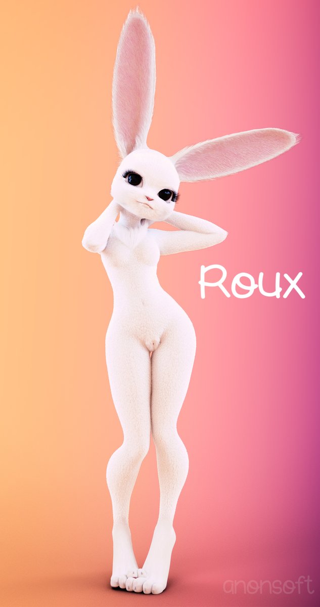 Renderanonsoft's tweet photo. Finished Noirs sister Roux. I don't usually make full on furry characters but these two were fun to make. #furry
#nsfw #cgiporn https://t.co/XfPtsl08OG