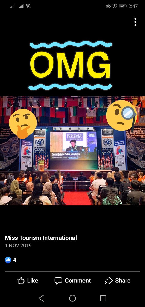 msappleallison's tweet photo. Now if indeed @Limkokwing_MY was delisted in 2018 from #UNimpact members, WHY they were still using the #UNAI logo and prominently had banners at the stage of #LUCT #HallofFame and #ThePlaza in 2019??

Look at these photos #PROOF posted at #Limkokwing site &amp; other socmed accts https://t.co/QjOKUqhOHi