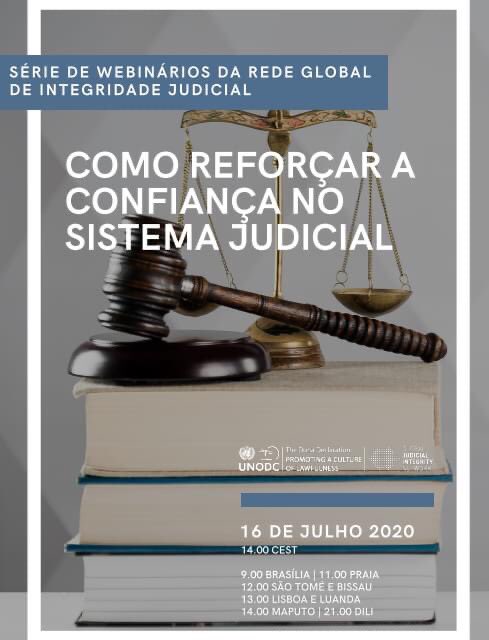 KASiusLA's tweet photo. #webinário Como Reforçar a Confiança no #SistemaJudicial dia 16 de Julho, 14h - 15h30. O debate entre os #panelistas será seguido por uma sessão de perguntas e respostas com a audiência.

Mais informações no website da #RedeGlobal de #IntegridadeJudicial: https://t.co/nsGJZBnJkX https://t.co/mrR64RqV7N