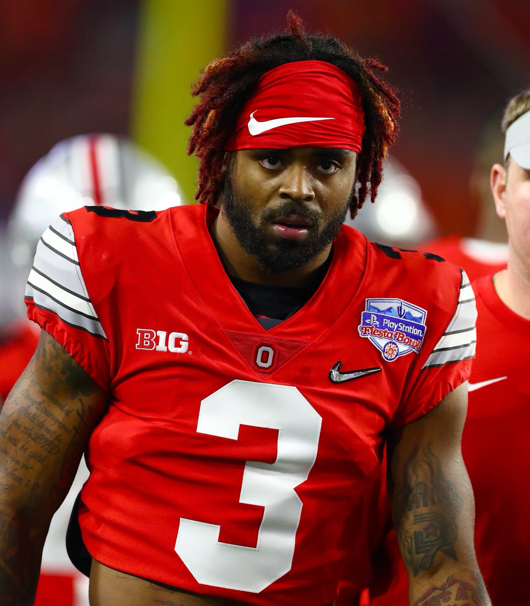 PFF_College's tweet image. Fewest receptions allowed among Big Ten CBs with 50+ targets:

1. Jeffrey Okudah - 23
2. Damon Arnette - 25