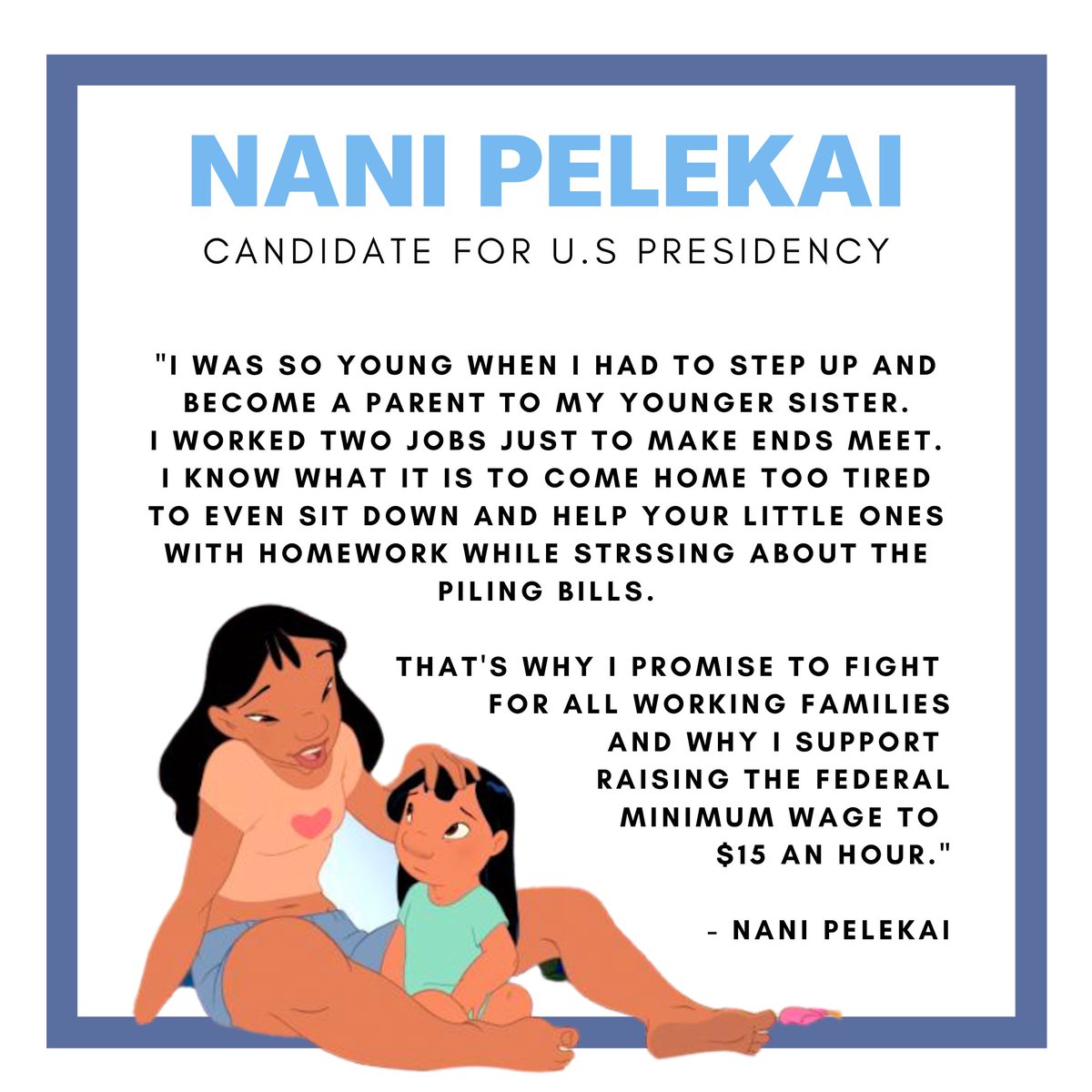 hiprogressive's tweet photo. Nani will fight for all working families and that's why we support her candidacy! #Nani4President https://t.co/1Fj84SYcjy