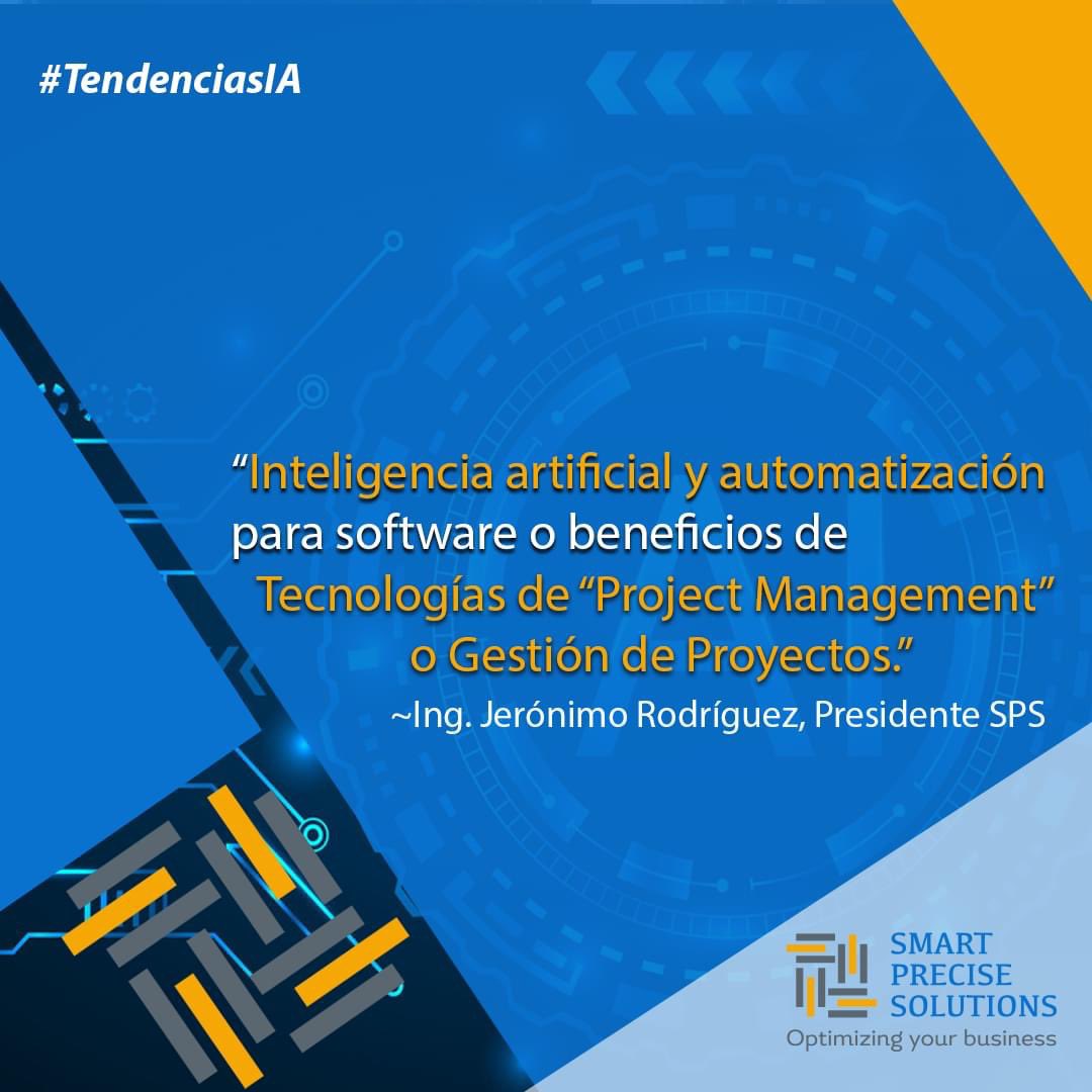 SmartPreciseSol's tweet image. ¿Cómo ayuda la #InteligenciaArtificial y la automatización para software a la #GestiónDeProyectos? 👇🏻👇🏻

Lee más&amp;gt;ow.ly/teFM30qX6iD. #SMARTProjectManagement