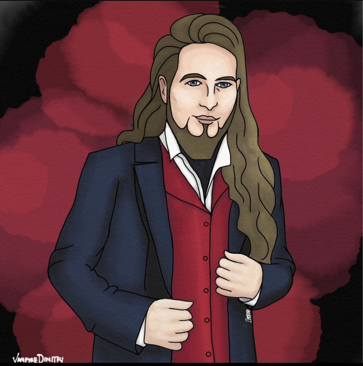 FatherSeb's tweet photo. Lovely fanart from @vampyredimitri #EndlessNightVampireBall #FatherSebastiaan #Fangs #Vampire #CustomFangs #SabretoothClan #Vampyre #VampireWorld #bdsm #vampireball #vampires #dracula #barsinister #vampirefangs ##blackveils #realvampires https://t.co/JjVJqOV5wx