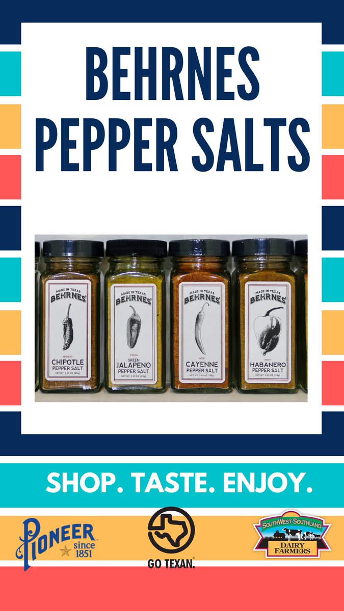 Behrnes Pepper Salts https://behrnes.com/ 