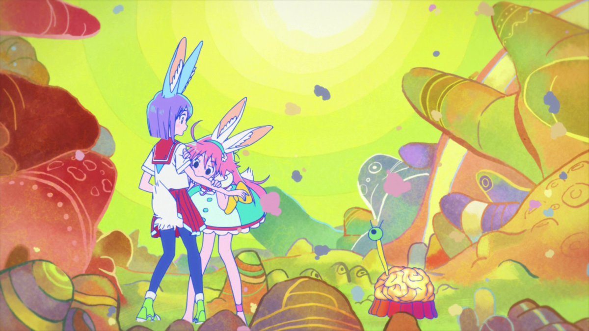 Leaving that aside, this show is still a very unique experience that is quite enjoyable, and part of it comes from it& #39;s visual identity.Simply put, very few shows out there are as visually varied and pretty as this one.