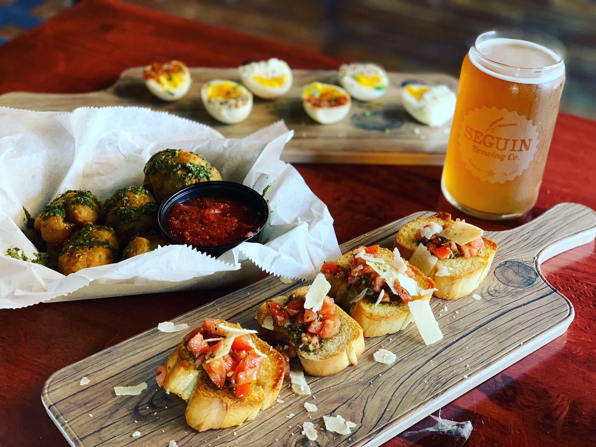 Check out our new happy hour menu and daily specials at seguinbrewing.com/happy-hour-menu