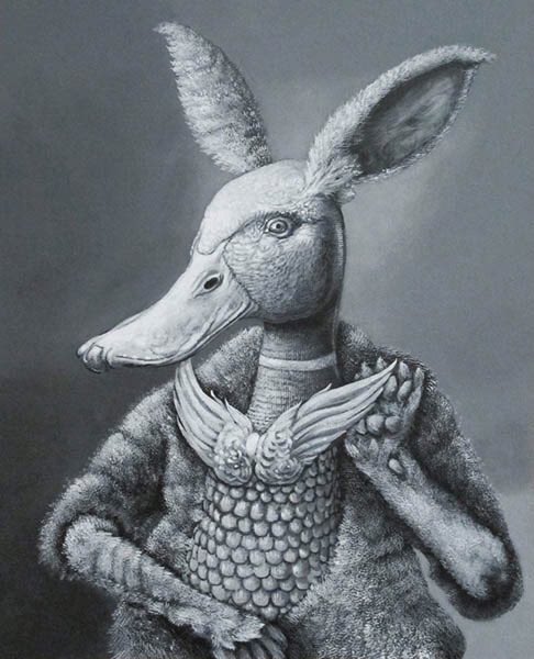 Revolution_Bflo's tweet image. Combining the natural with the strange, Herman James creates visual contradictions. His artwork may be viewed in the front windows of @revolutiongallery in our latest exhibit #drawnout revolutionartgallery.com/drawn-out