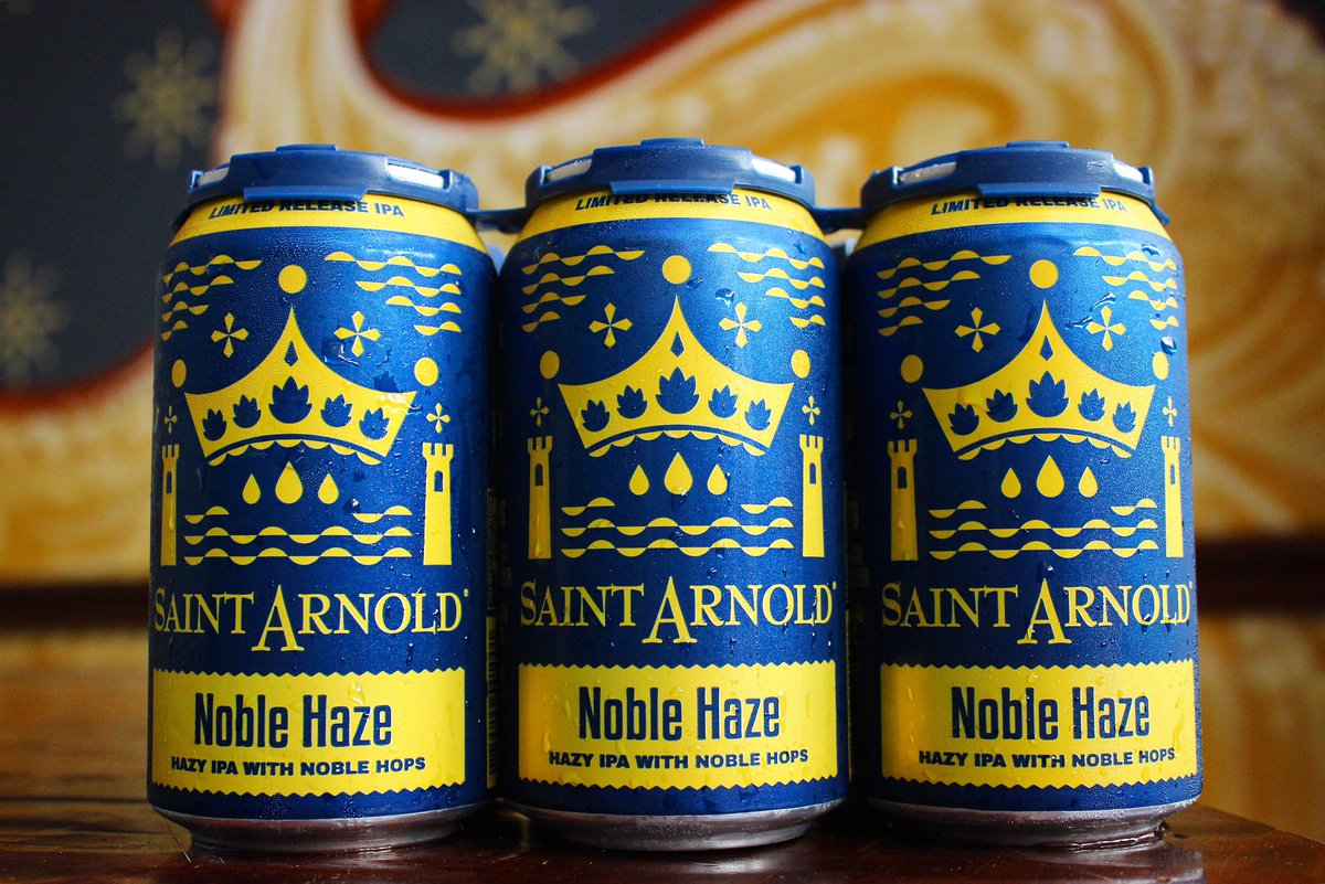 SaintArnold's tweet image. Noble Haze, our latest limited release IPA, will make its way to the Beer Garden &amp;amp; Restaurant and select retailers, bars, and restaurants across Texas starting on Monday, July 13. Stay tuned for more information. 🍺