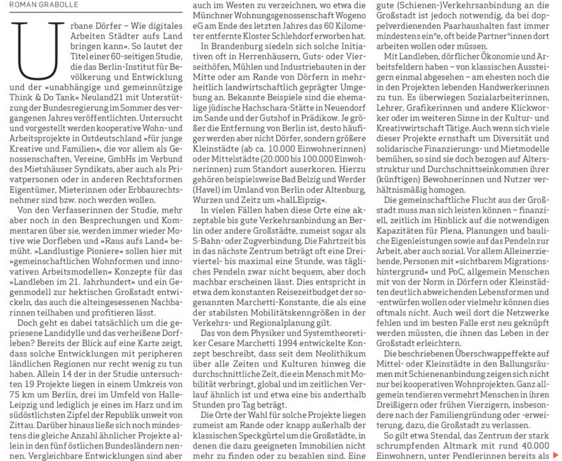 RomanGrabolle's tweet photo. Mittlerweile hat die Debatte über Groß'#stadtflucht im Zuge der Coronakrise noch mal etwas an Fahrt aufgenommen und nach meinem Eindruck aus den Beratungsanfragen der letzten Wochen auch die Bewegung selbst - zumindest in und um #halLEipzig.
#Überschwappeffekte #Ausweichstandorte https://t.co/8yV0K3mZut
