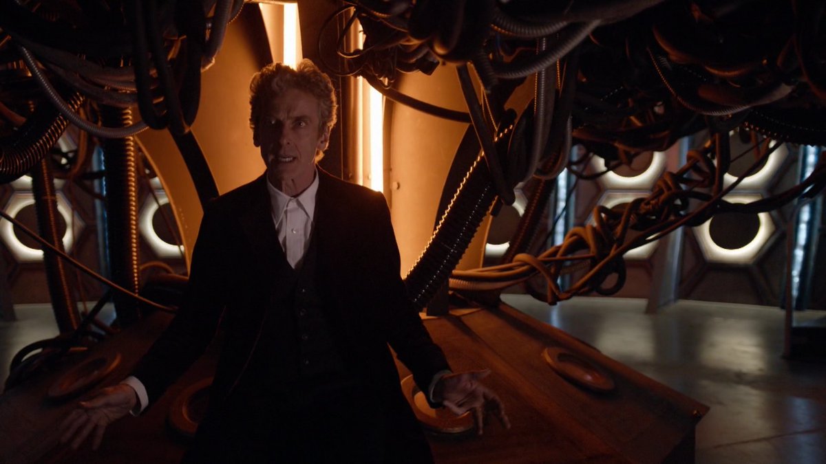 brinatello's tweet photo. "Just tell them. Just tell them, whoever wants to know, all about the Hybrid."

A rare fisheye view beneath the TARDIS time rotor assembly. Thank you, #PeterCapaldi, #StevenMoffat, @rtalalay, and #MichaelPickwoad. ❤ #DoctorWho #HeavenSent #TalalayArchives https://t.co/xyMD8gzCvx https://t.co/H29EL3GB3C