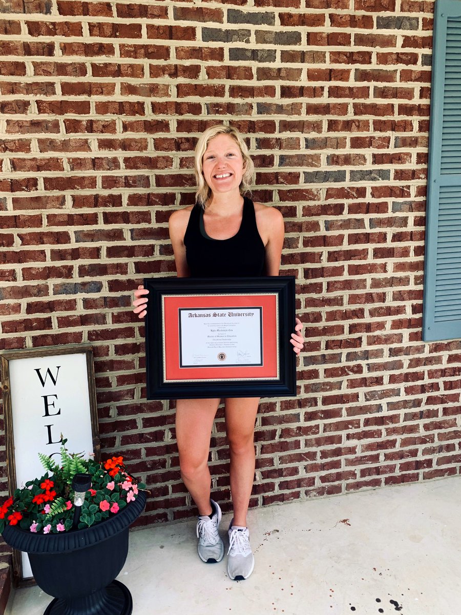 howelkm's tweet photo. Look what finally came in the mail! I’m super excited to announce I completed my Masters Degree back in May! 👩���‍🏫❤️🎓 https://t.co/VJXh0063O6
