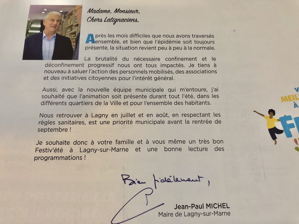 benoit_bre's tweet photo. Se retrouver @VilledeLagny cet été. Un objectif prioritaire pour @jpm_lagny et son équipe dans tous les quartiers et pour tous le âges. #FestivEte . Bravo et merci aux services municipaux qui ont mis en place cet événement. https://t.co/7YK9k6pv7x