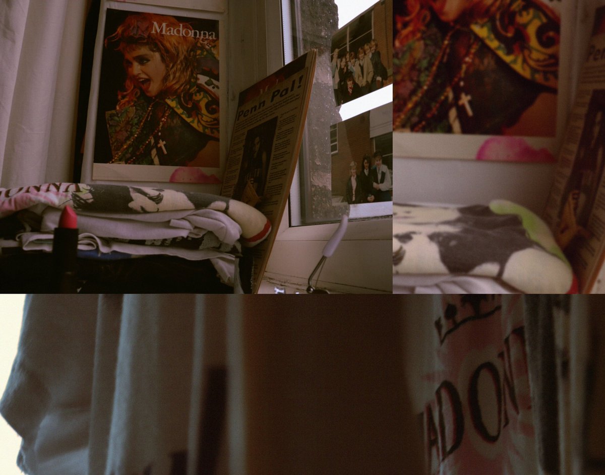 Out_TheFilm's tweet photo. Take a glance into Lisa’s room...

#OutFilmNs #outfilm #shortfilm #indiefilm #80s #womeninfilm #nostalgia #film #filmmaking #filmmakers #lgbt #lgbtq #production #preproduction #independentfilm #liverpool #lgbtfilm #lgbtshortfilm #sidecharacter https://t.co/94dpkmLq7q
