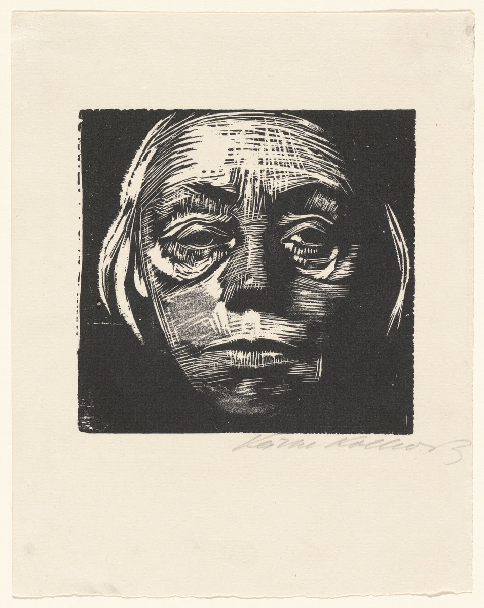 Thread: Käthe Kollwitz (1867-1945) is one of my favourite artists - as for her, art IS emotion. Throughout her life she depicted a series of astonishing self-portraits. She was a master of ink, charcoal, pencil, stone & bronze. Today is the anniversary of her birthday