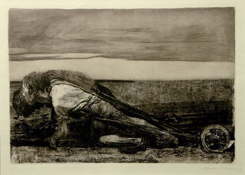 Kollwitz’s next series was The Peasant’s War (1902-8) which sees a further unleashing of her expressionist genius & the creation of some of the most powerful images in art!