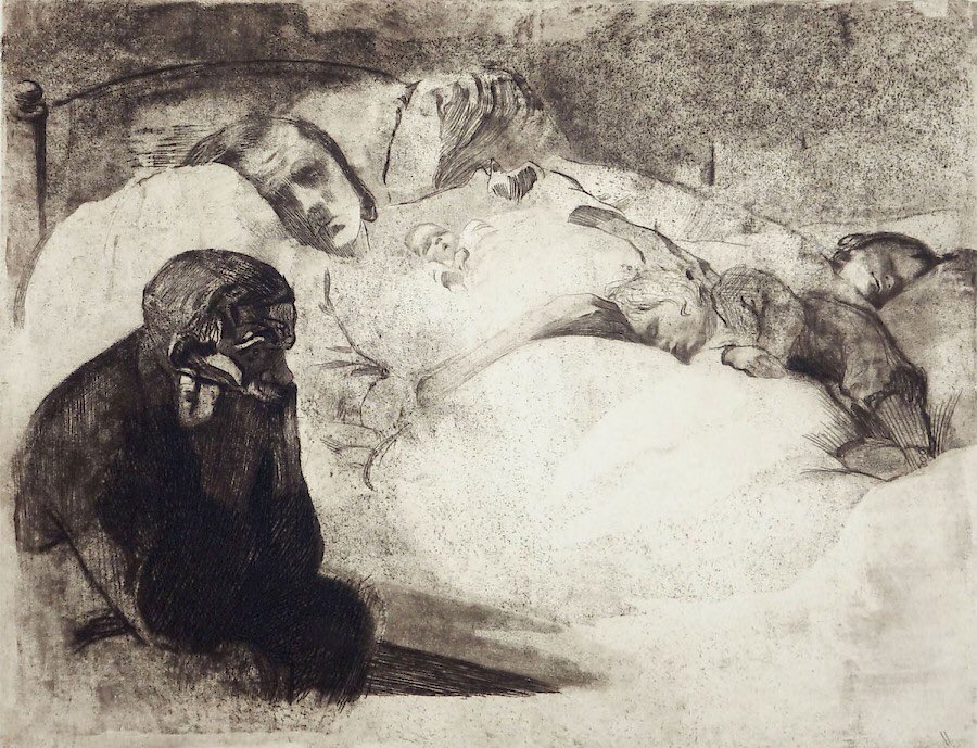 Finally should anyone ever say there is no female artist as good as Rembrandt, Goya or Van Gogh - tell them about Käthe Kollwitz. That she’s not more widely known is, well, stupid!