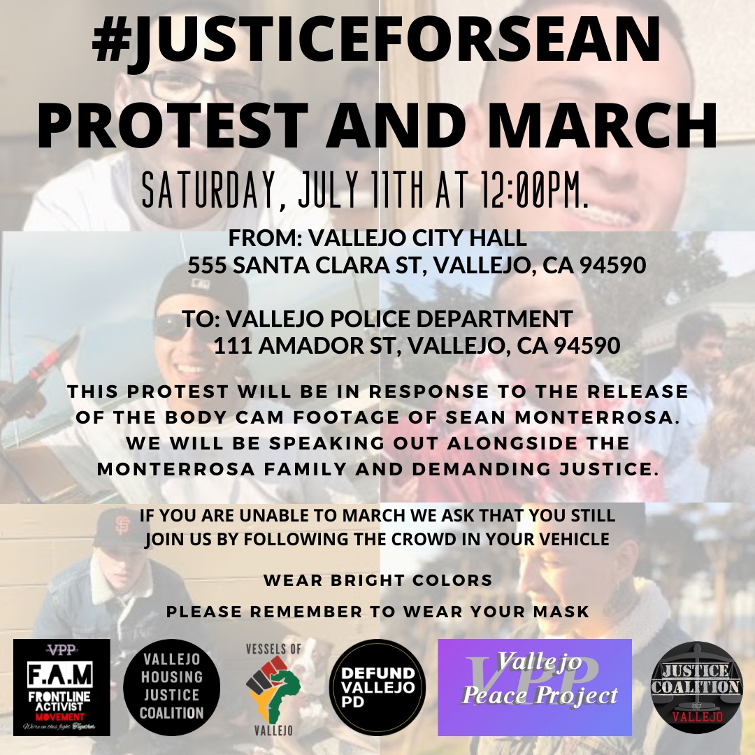 Justice 4 Sean Monterrosa @ Vallejo City Hall