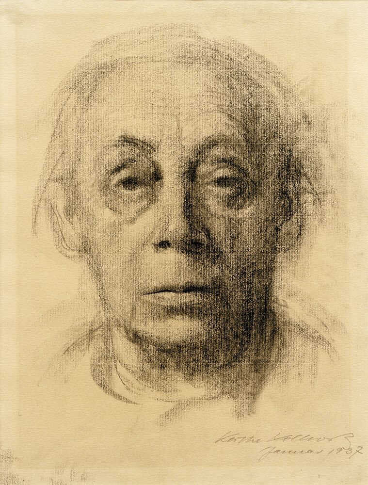Kollwitz is rightly renowned for her self-portraits. They are astonishing in their charisma. The artist is now being recognised for her importance, more widely. For me she’s a part of my understanding of art.